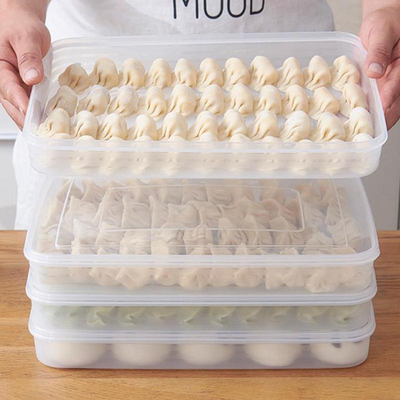 Kitchen Appliances Organizer - Şeffaf Mutfak Saklama Kutusu Buzdolabı Düzenleyici