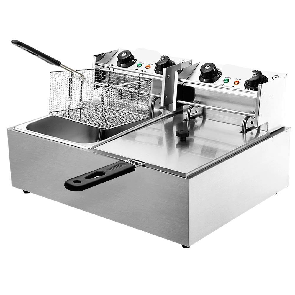 Kitchen Appliances Electric - 20L Elektrikli Ticari Fritöz Çift Sepetli