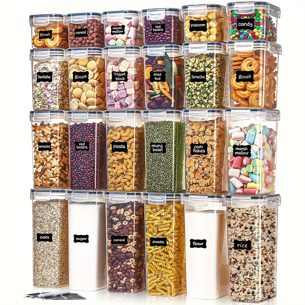 24 adet gıda saklama kapları 1 - Kitchen Appliances Organizer incelemesi ve fiyatı