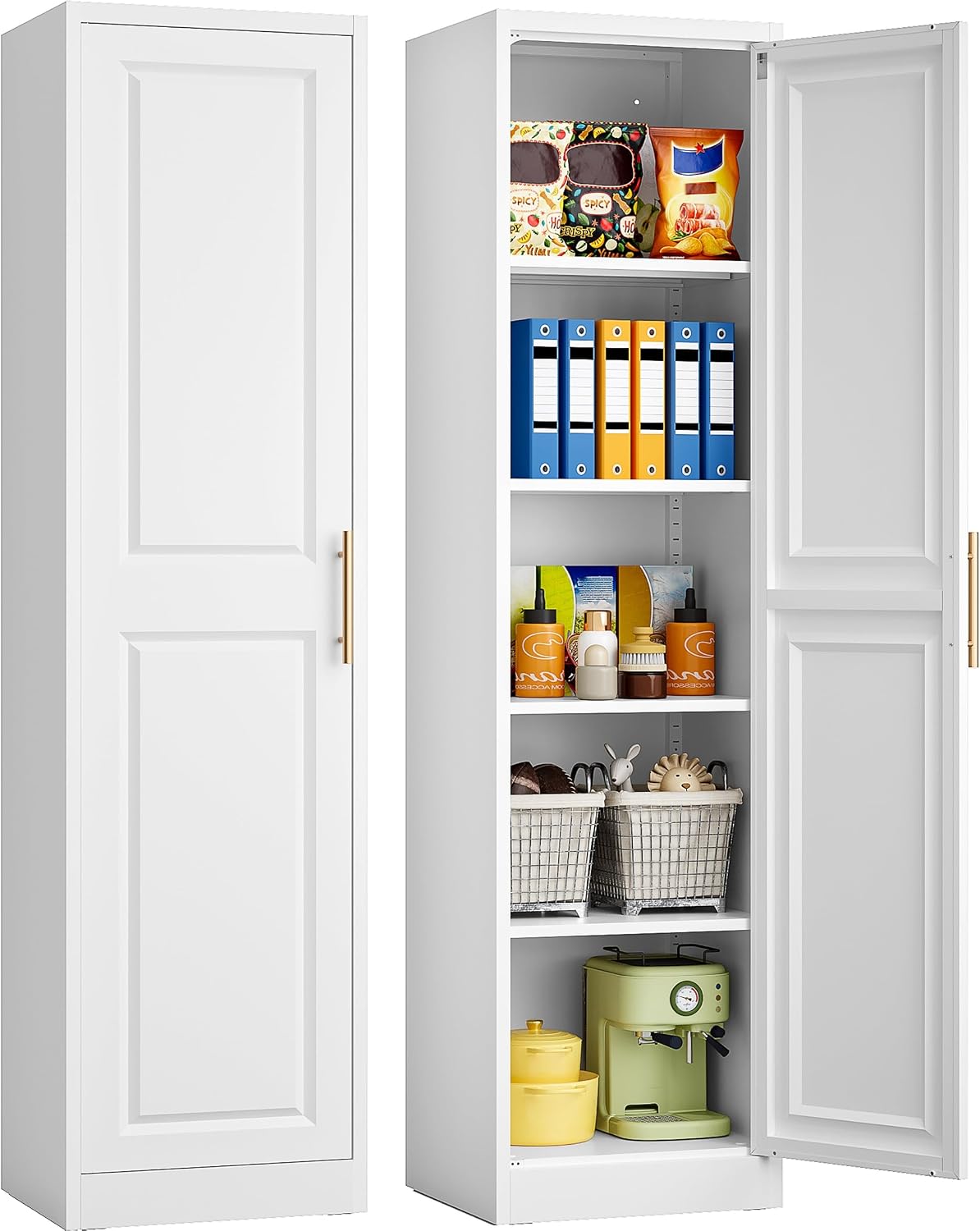 Uzun Dar Depolama Dolabı Tek K - Kitchen Appliances Organizer incelemesi ve fiyatı